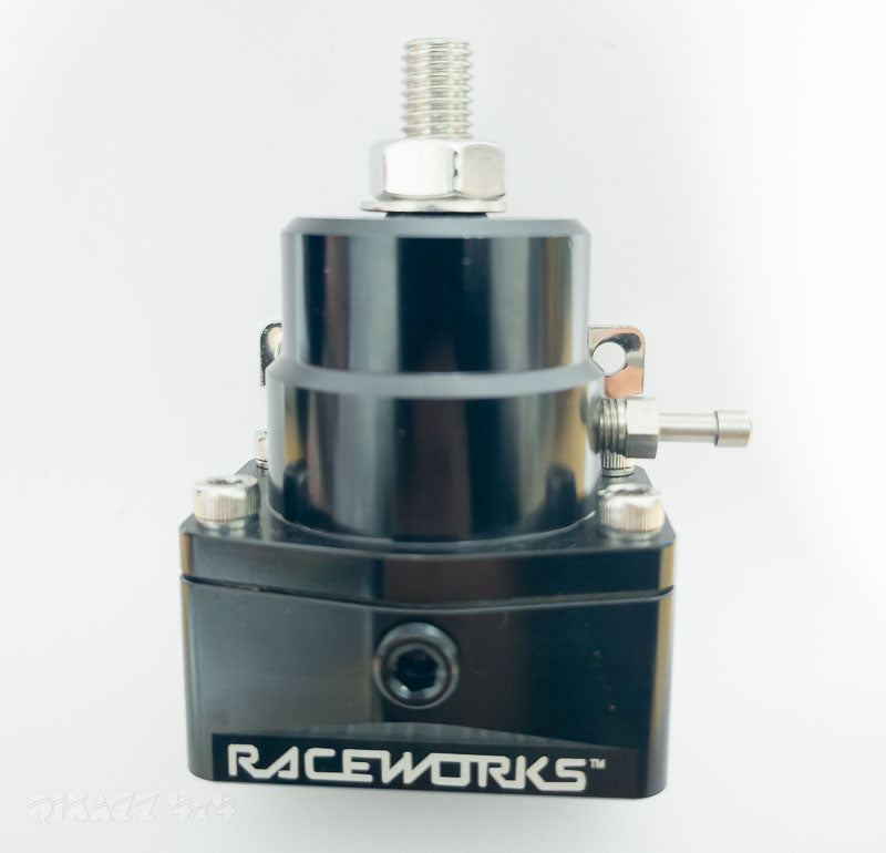 Raceworks Fuel Pressure Regulator 3 Port 40-75PSI (2.75-5.2Bar) suits M57N2 with fittings | Raceworks