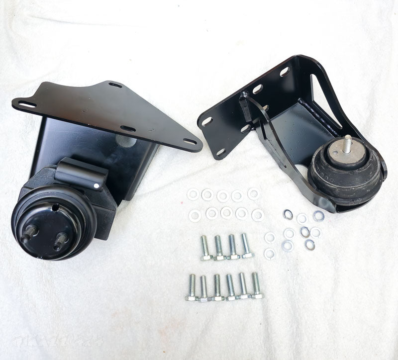 Fusion Fab BMW M57N2 GU Bolt in Engine Mount Kit for ZD30 Chassis with Engine Mount Insulators - Split Kit | Fusion Fab Industries