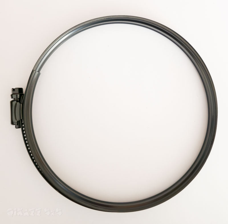 Aeroflow 120-140mm Constant Tension Dual Bead Black Stainless Hose Clamp