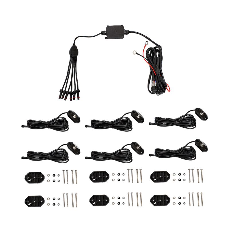 Direction Plus™ Rock Lights Kit 6 x Rocklights - RK0001DPK