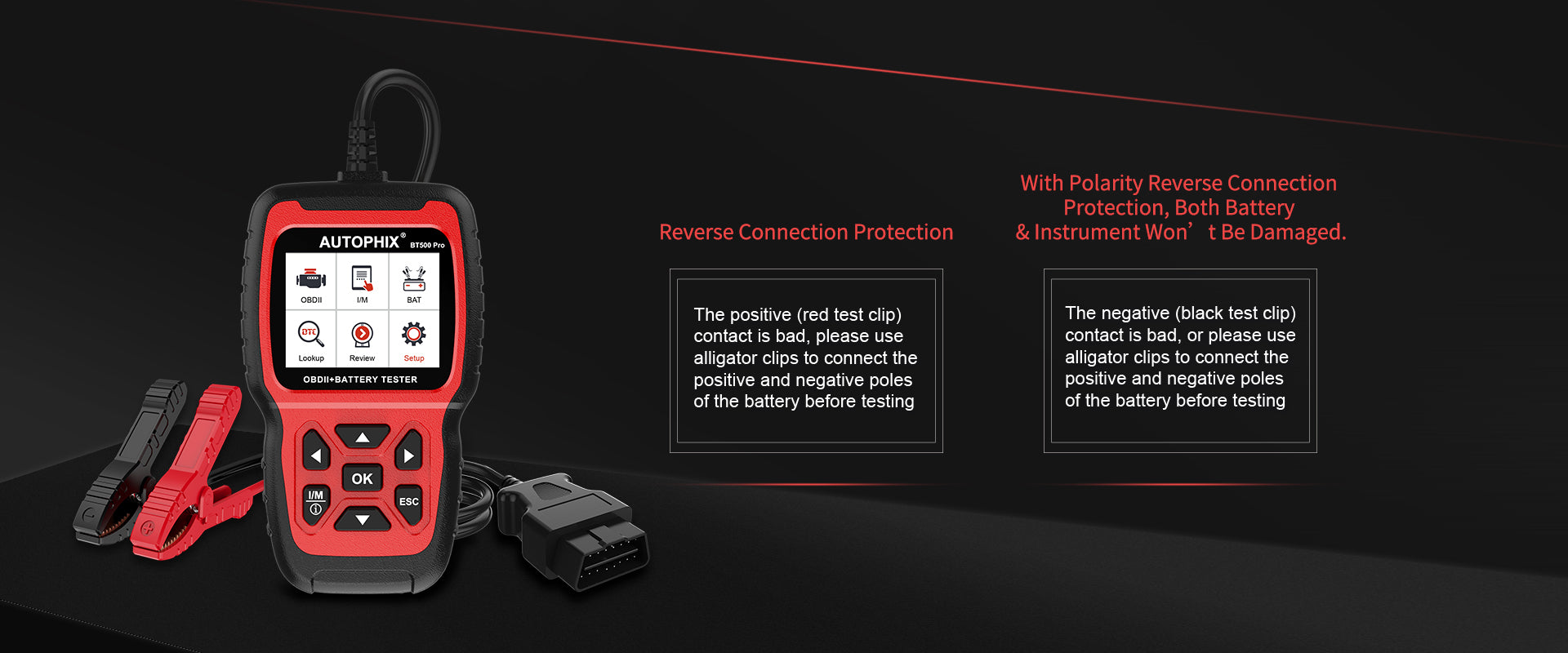 Autophix BT500 Pro OBD code reader & battery tester | Autophix