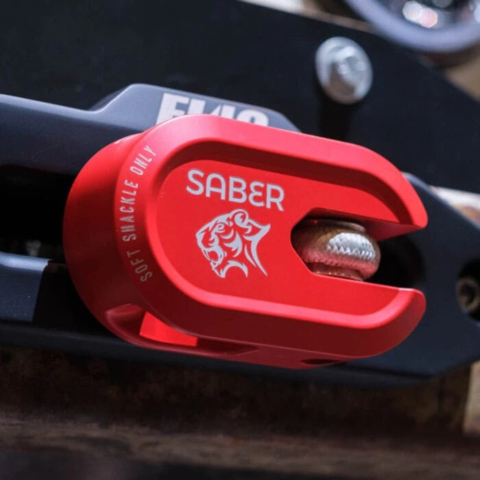 Saber Offroad Alloy Winch Shackle Short – Cerakote Red