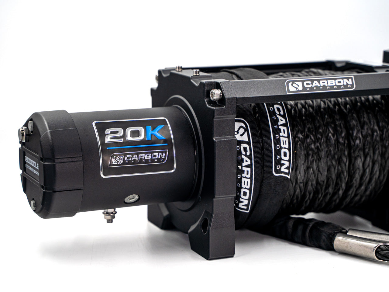 Carbon Scout Pro - 20000lb Extreme Duty Truck Winch | Carbon Offroad