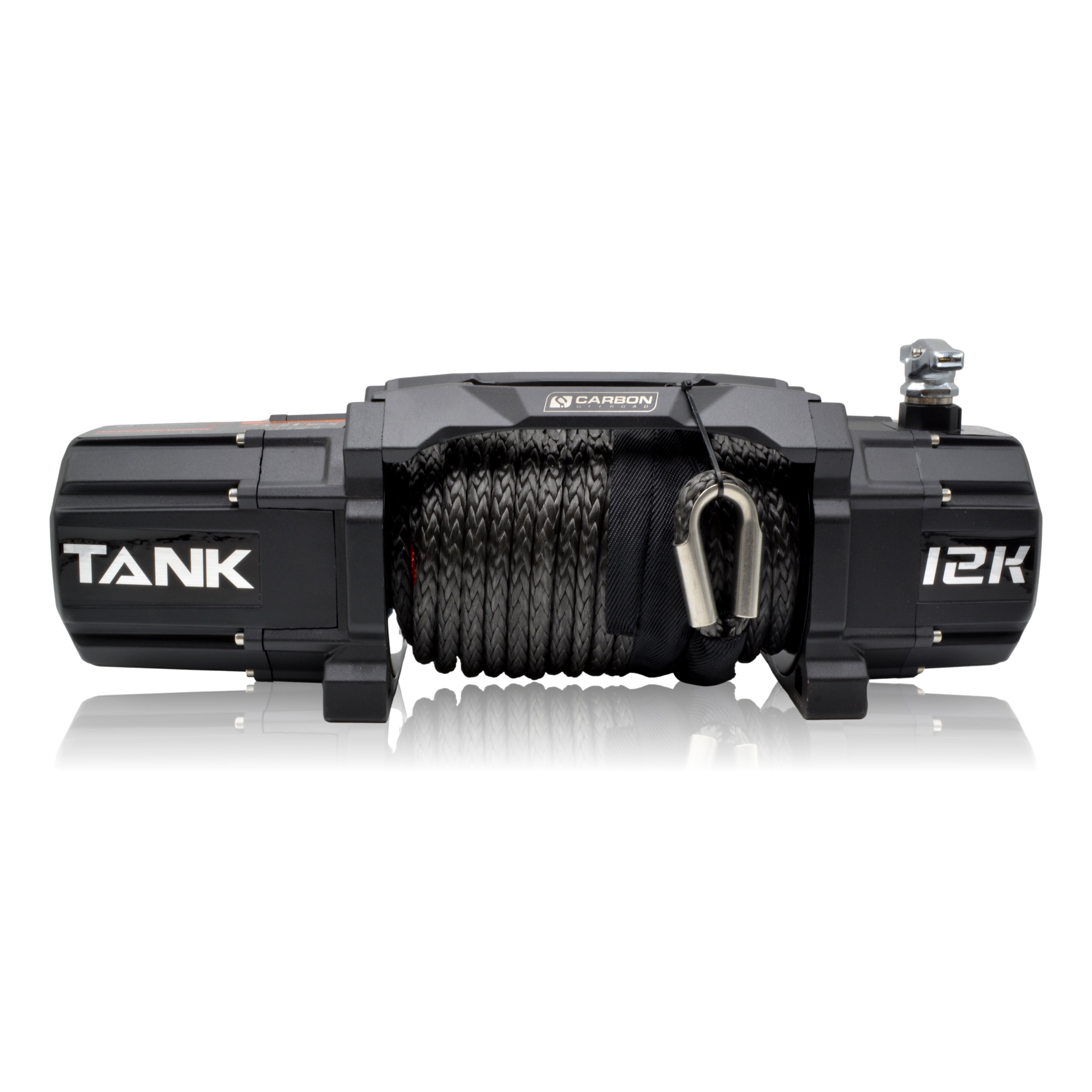 Carbon TANK - 12000lb Winch 12V | Carbon Offroad