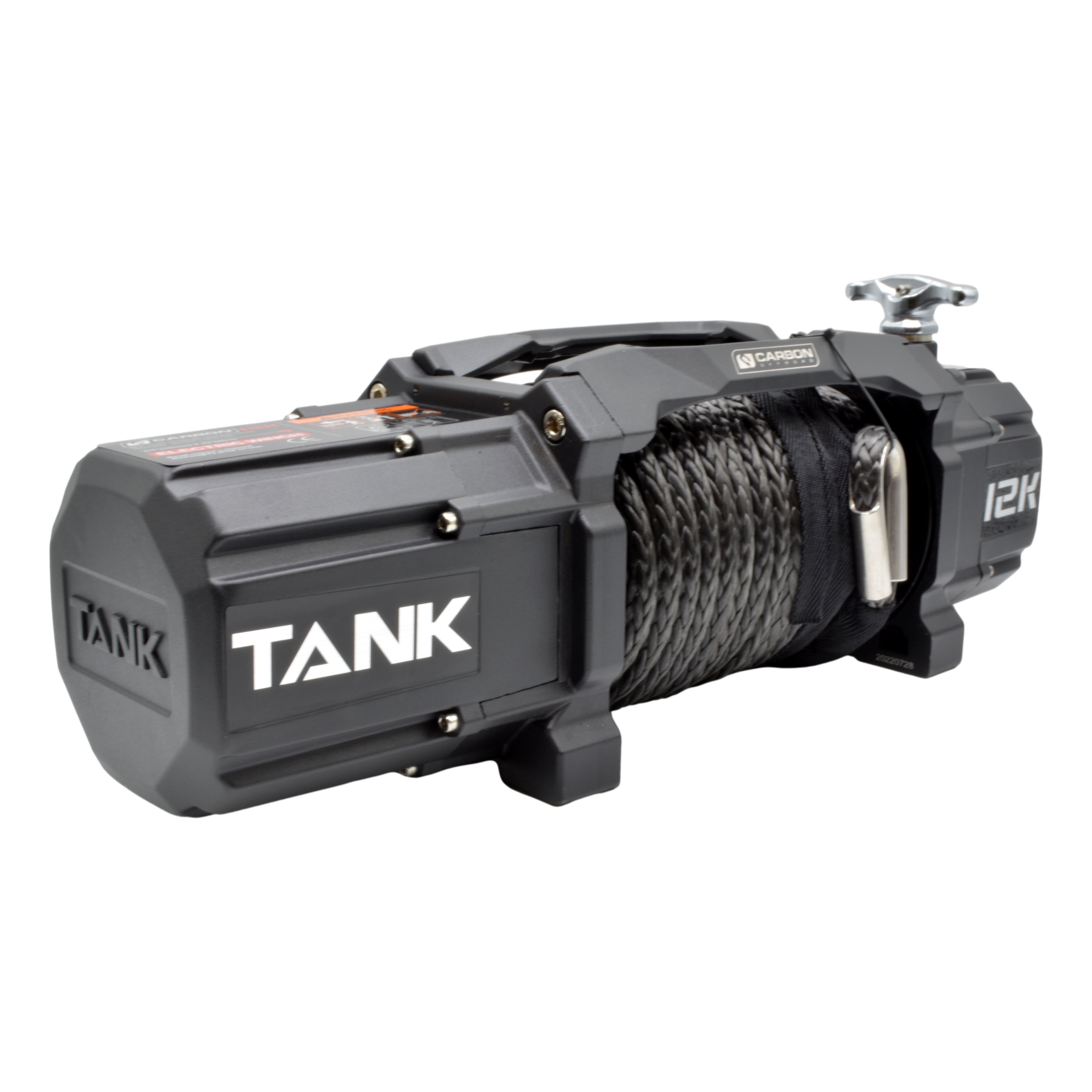 Carbon TANK - 12000lb Winch 12V | Carbon Offroad