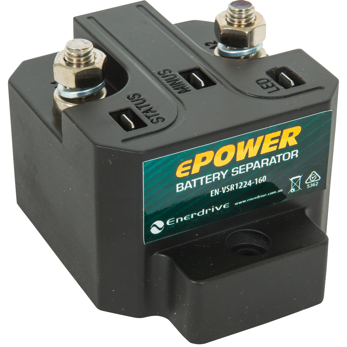 Enerdrive 160A 12/24v Voltage Sensitive Relay (VSR) IP67