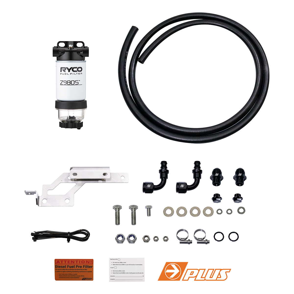 Direction Plus™ Ryco Pre-Filter Kit for Isuzu D-Max MU-X & BT50 2020 - On - RC645DPK