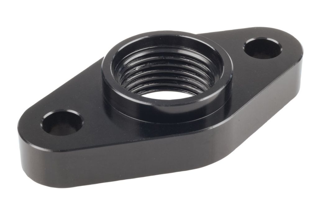 Raceworks 50.8mm Turbo Oil Drain to AN-10 O-Ring Port Adapter