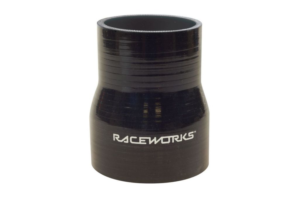 Raceworks 3-3.25″ / 76-83mm Silicone Reducer – Black