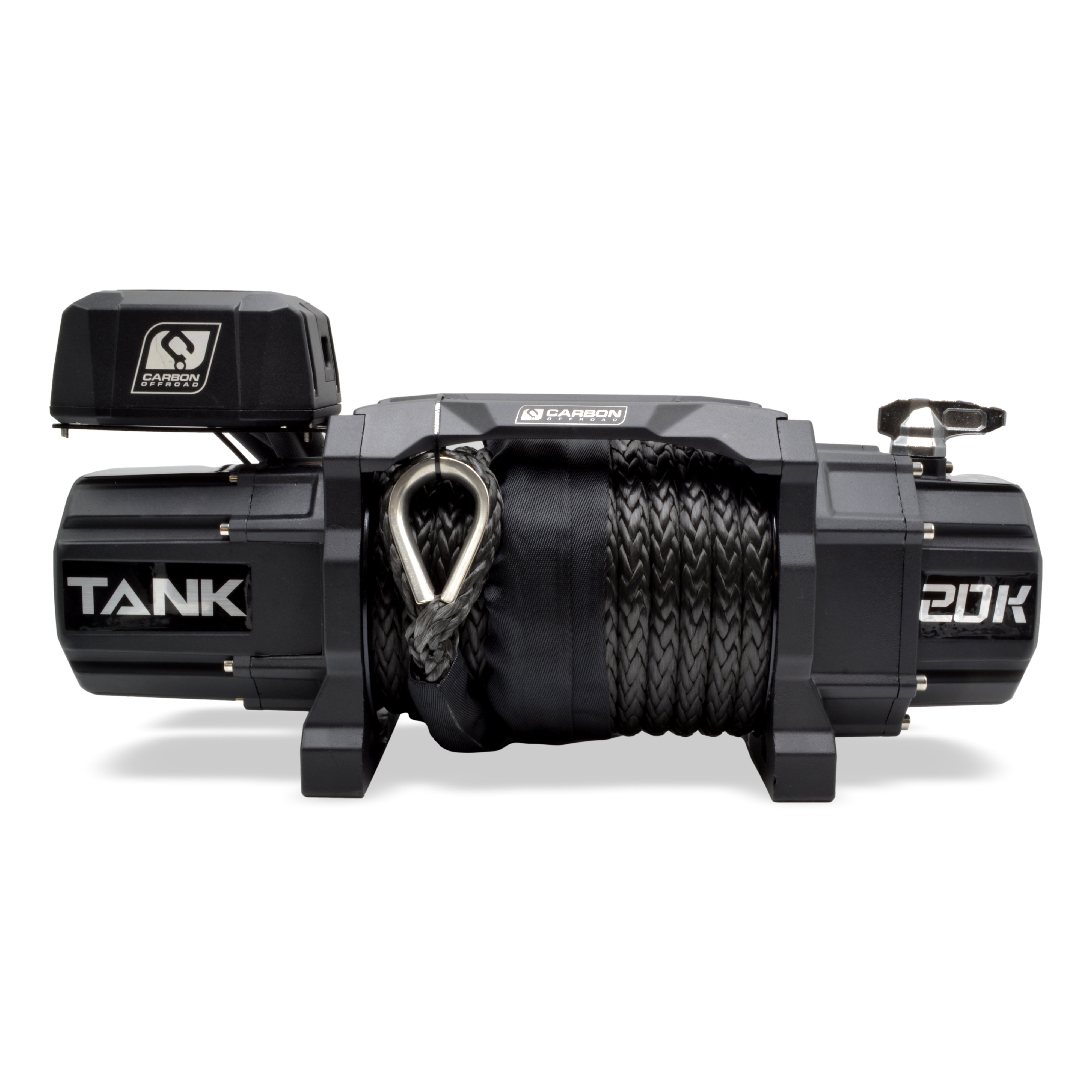 Carbon TANK - 20000lb Winch 12V | Carbon Offroad