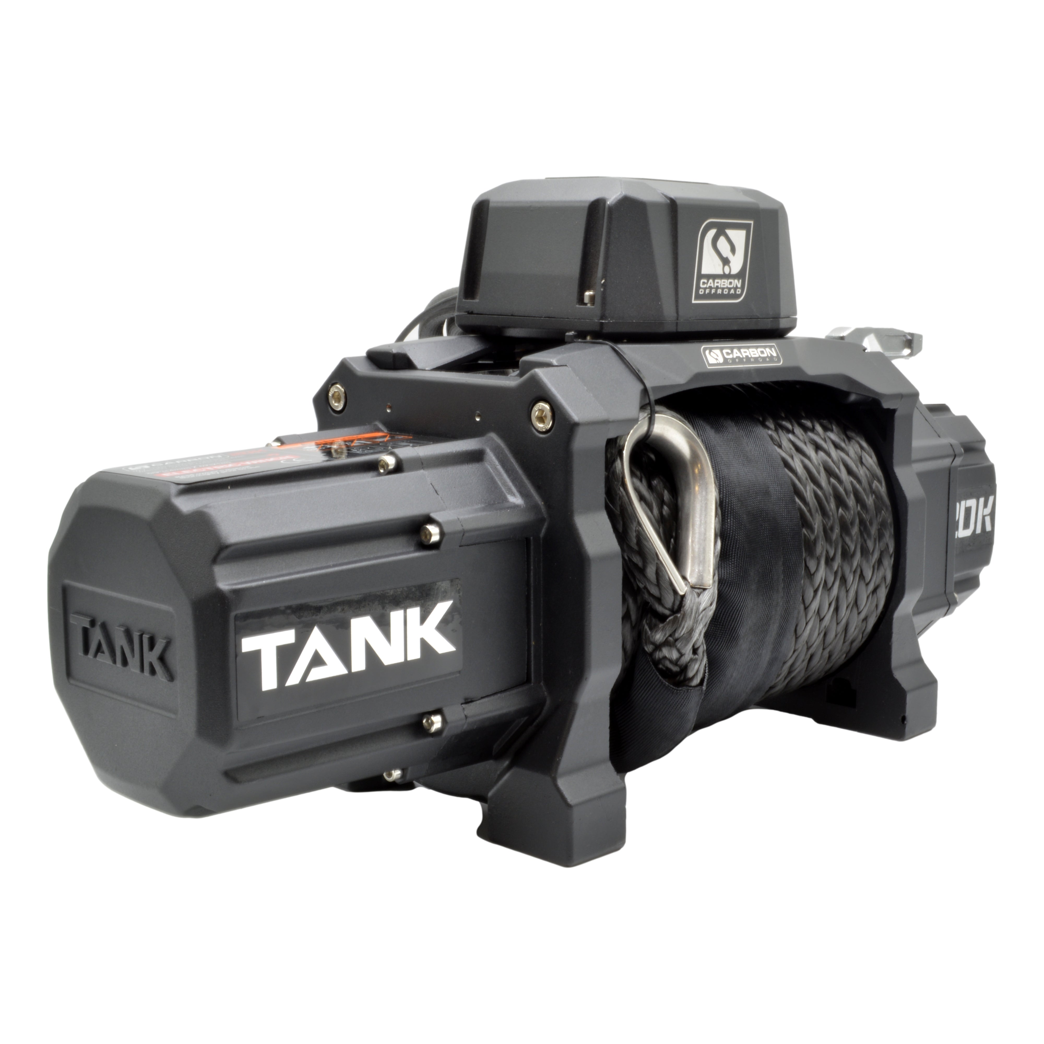 Carbon TANK - 20000lb Winch 12V | Carbon Offroad