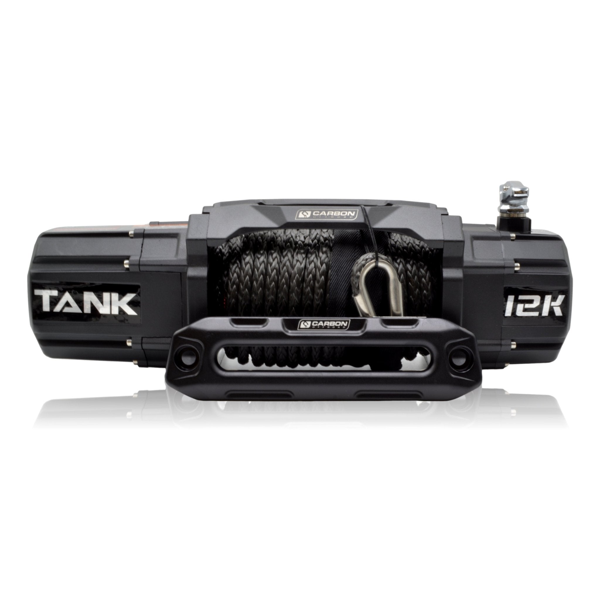 Carbon TANK - 12000lb Winch 12V No | Carbon Offroad