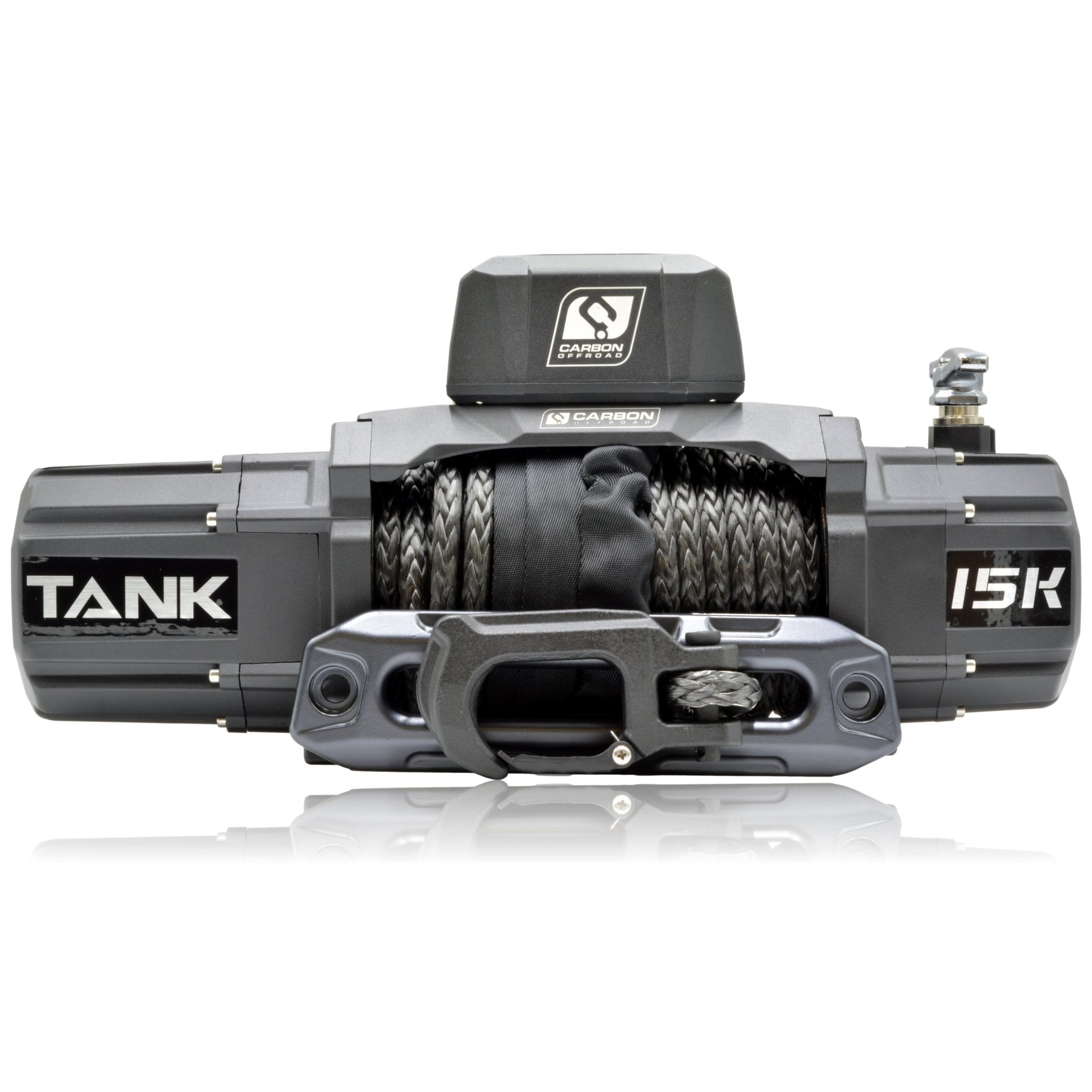 Carbon TANK - 15000lb Winch 12V | Carbon Offroad