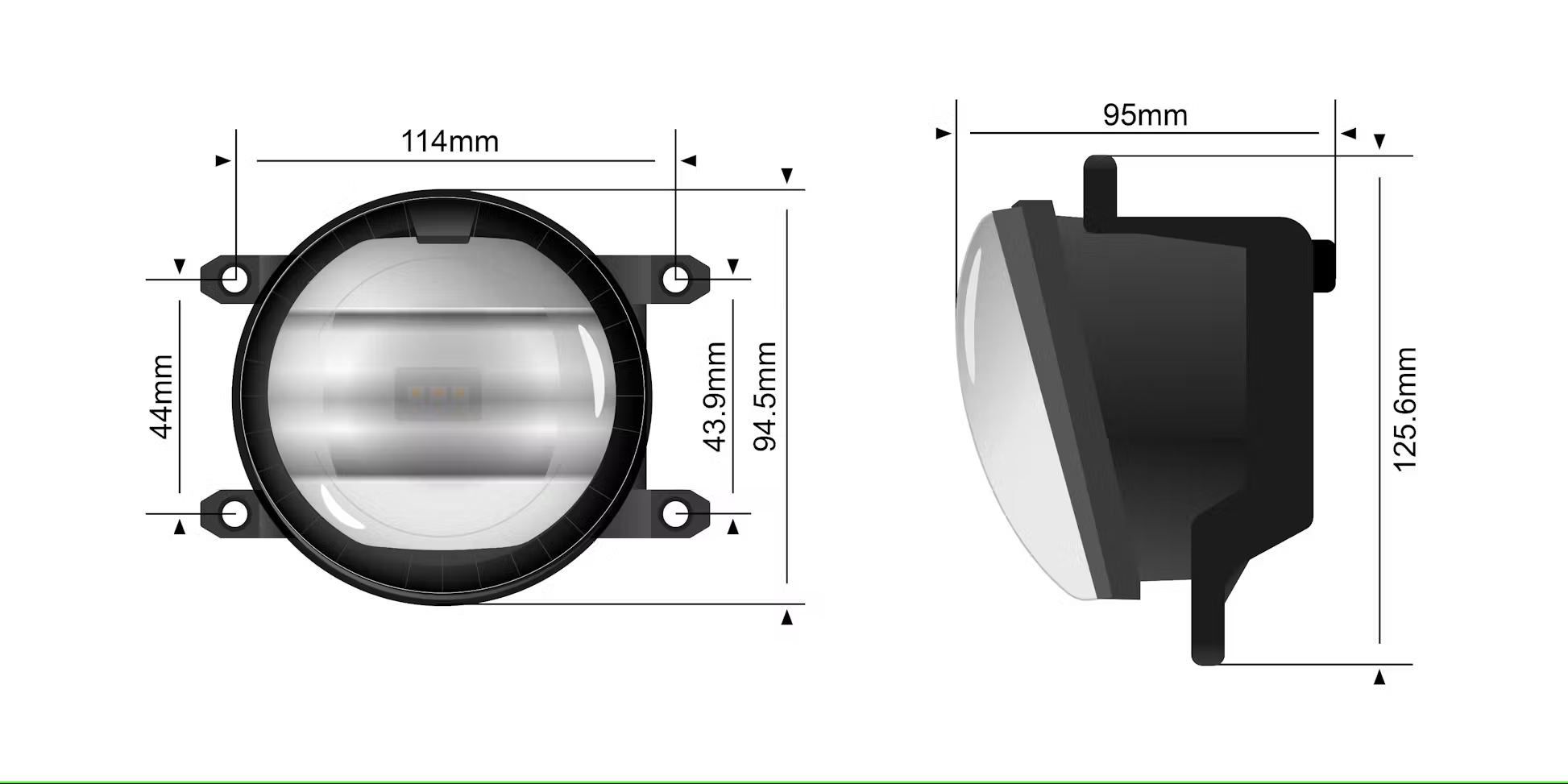 Stedi Universal Type C LED Fog Light Conversion Kit | Stedi