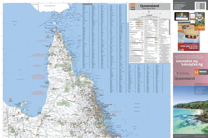 Hema Queensland Handy Map | Hema