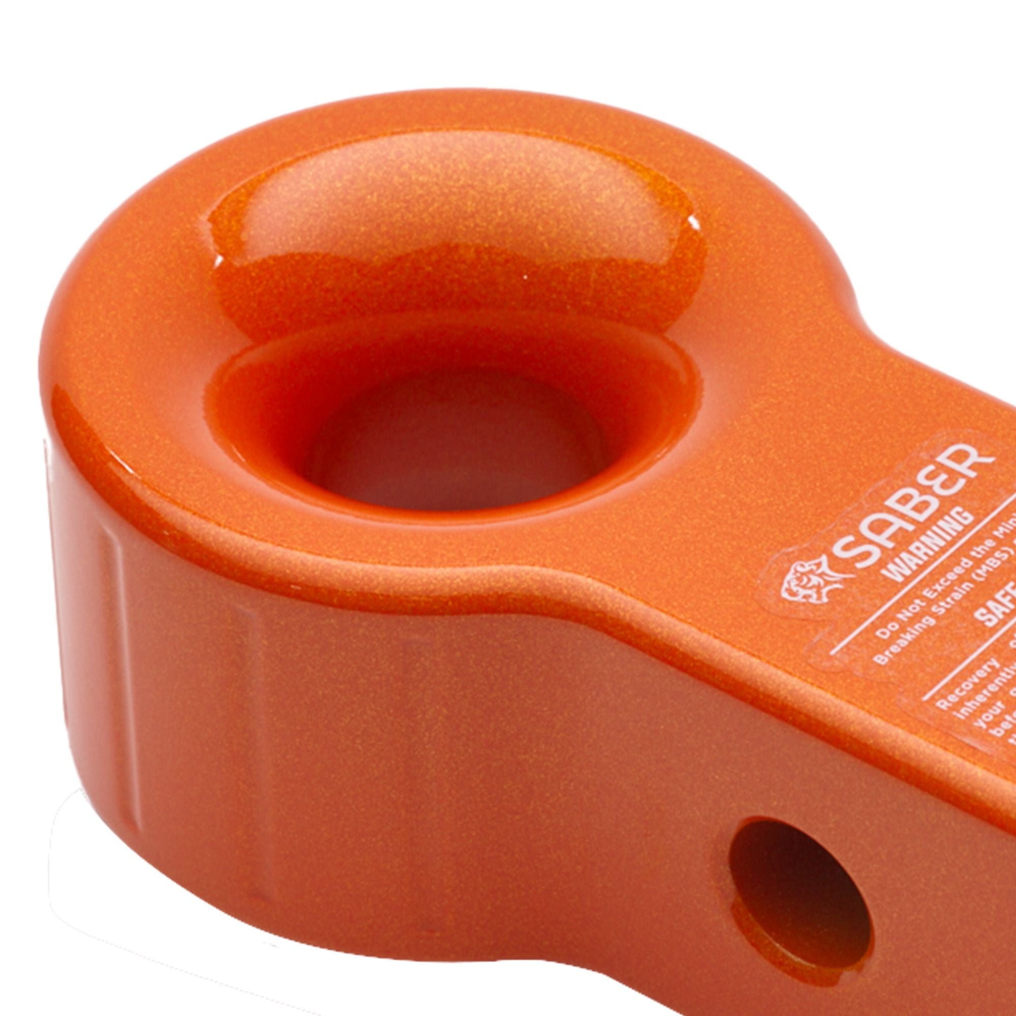 Saber Offroad 7075 Soft Shackle Only Aluminium Recovery Hitch – Prismatic Orange