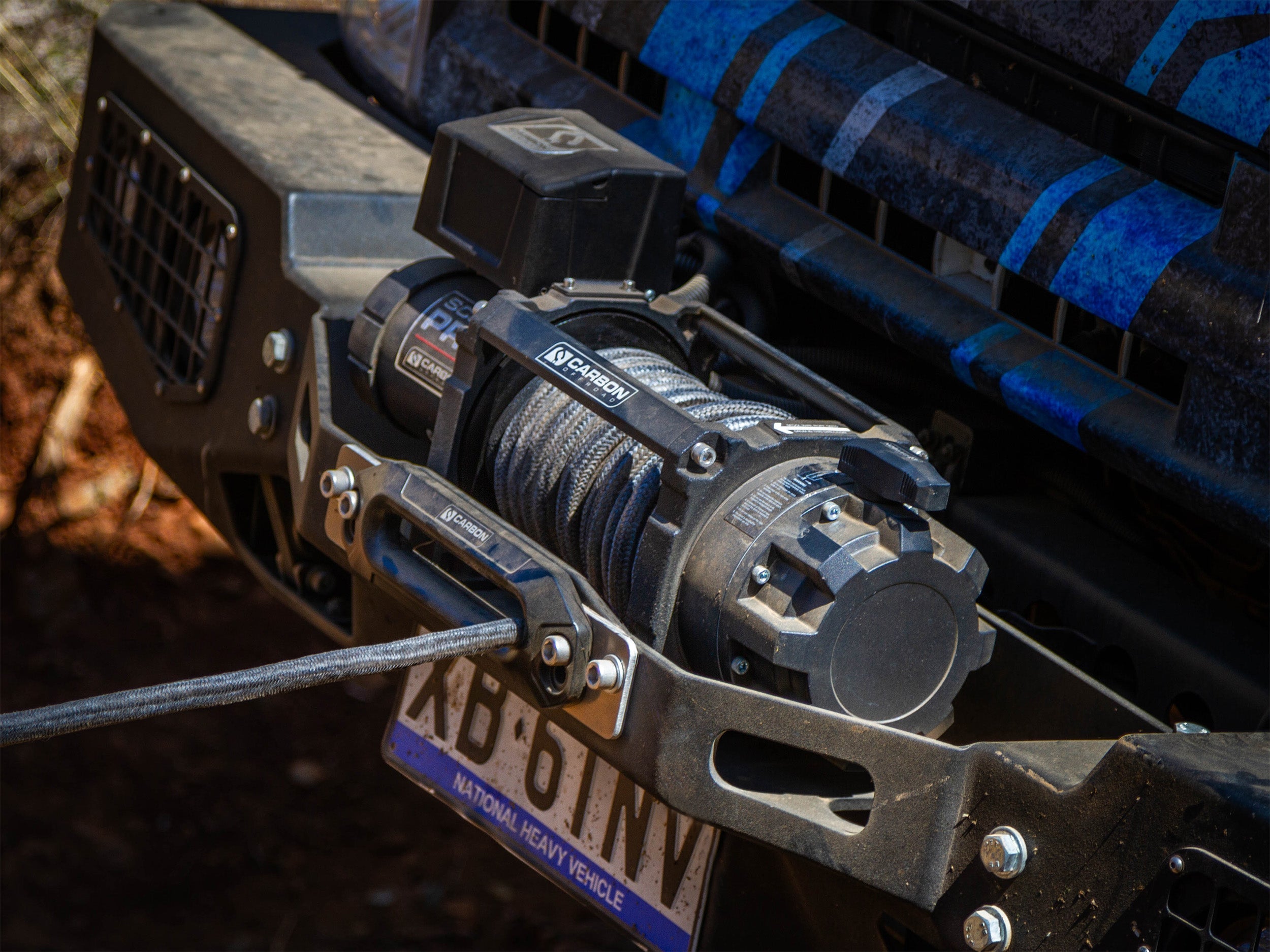 Carbon Scout Pro - 20000lb Extreme Duty Truck Winch | Carbon Offroad