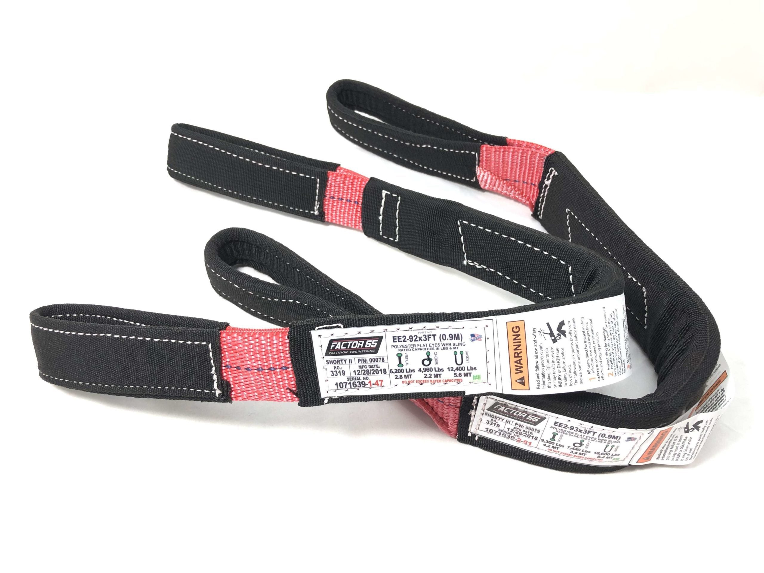 Factor 55 Shorty Strap II and III | Carbon Offroad