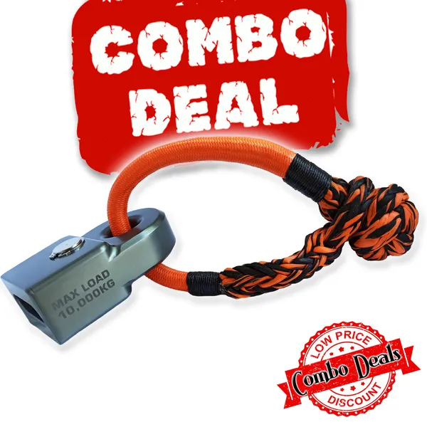 Carbon Winch Rope Thimble and Soft Shackle Combo Deal | Carbon Offroad